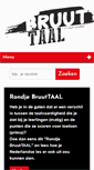 Mobile Screenshot of bruuttaal.nl